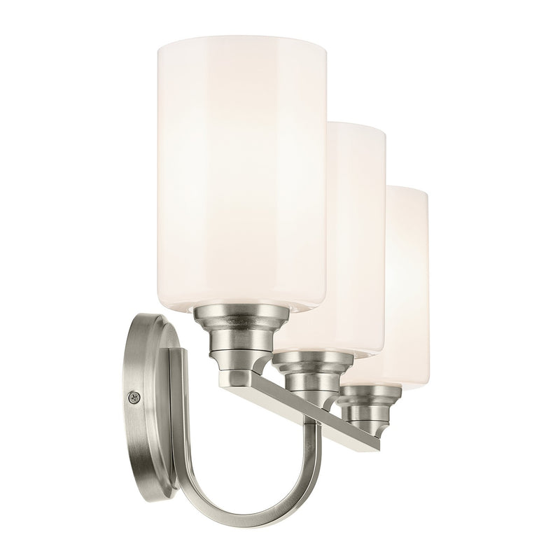Kichler 55226NI Three Light Bath, Brushed Nickel (3)
