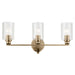 Kichler 55226CPZFLU Three Light Bath, Champagne Bronze (2)