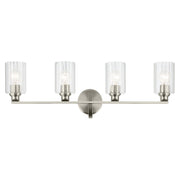 Kichler 55227NIFLU Four Light Bath, Brushed Nickel (2)