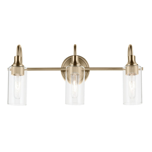 Kichler 55211CPZ Three Light Bath, Champagne Bronze (2)