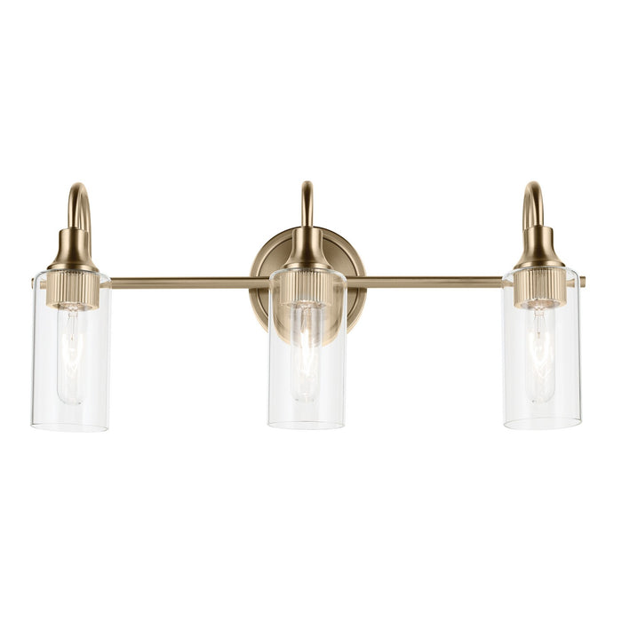 Kichler 55211CPZ Three Light Bath, Champagne Bronze (2)