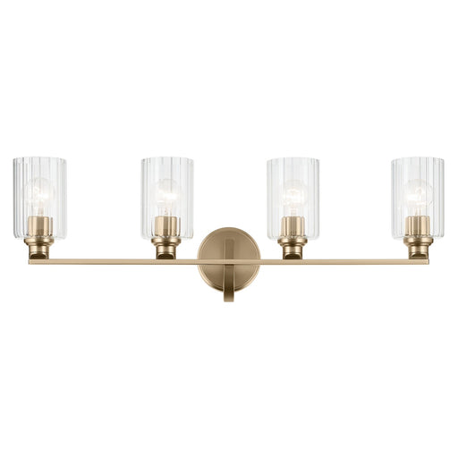 Kichler 55227CPZFLU Four Light Bath, Champagne Bronze (2)