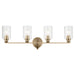 Kichler 55227CPZFLU Four Light Bath, Champagne Bronze (2)