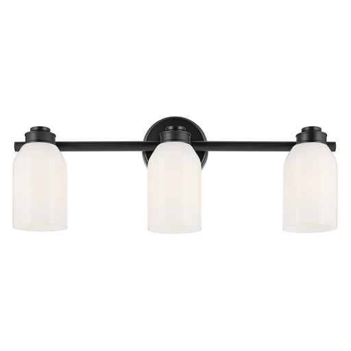 Kichler 55202BK Three Light Bath, Black (2)