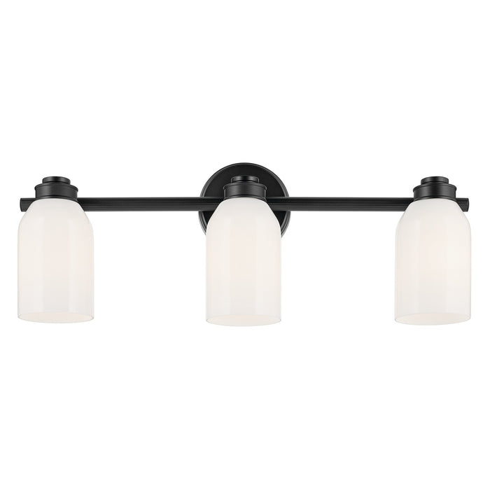 Kichler 55202BK Three Light Bath, Black (2)