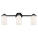 Kichler 55202BK Three Light Bath, Black (2)