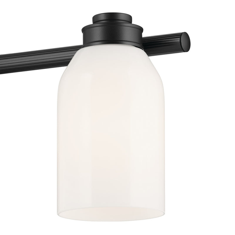 Kichler 55202BK Three Light Bath, Black (4)