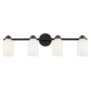 Kichler 55203BK Four Light Bath, Black (2)