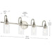 Kichler 55212NI Four Light Bath, Brushed Nickel (4)