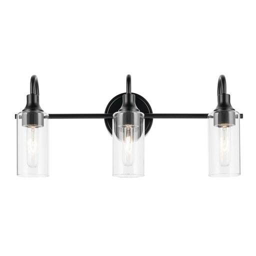 Kichler 55211BK Three Light Bath, Black (2)
