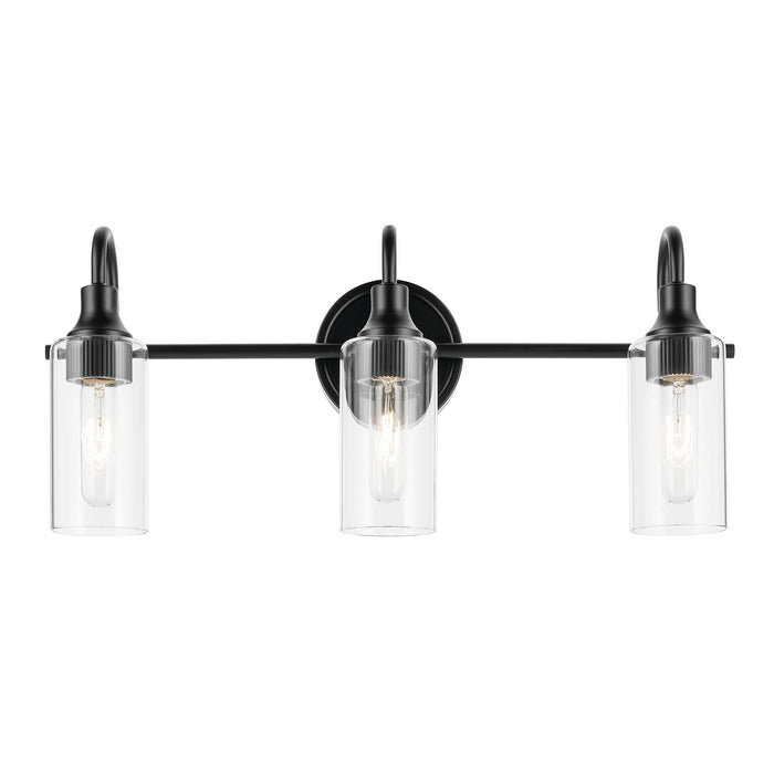 Kichler 55211BK Three Light Bath, Black (2)
