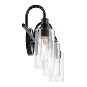 Kichler 55211BK Three Light Bath, Black (3)