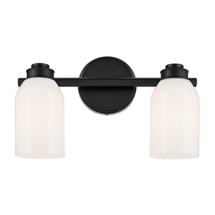 Kichler 55201BK Two Light Bath, Black (2)