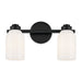 Kichler 55201BK Two Light Bath, Black (2)