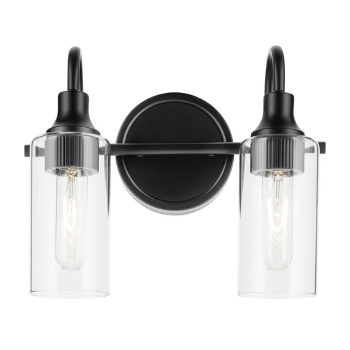 Kichler 55210BK Two Light Bath, Black (2)