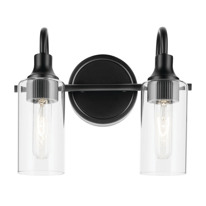 Kichler 55210BK Two Light Bath, Black (2)