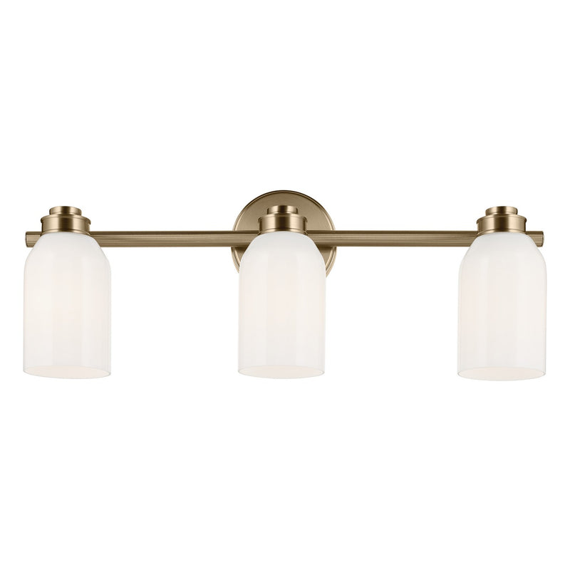Kichler 55202CPZ Three Light Bath, Champagne Bronze (2)