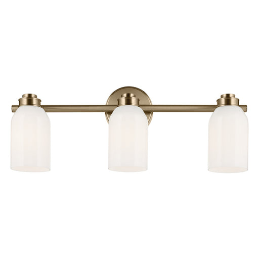 Kichler 55202CPZ Three Light Bath, Champagne Bronze (2)