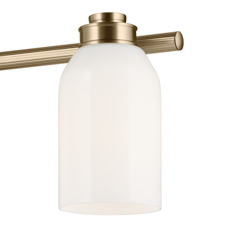 Kichler 55202CPZ Three Light Bath, Champagne Bronze (4)