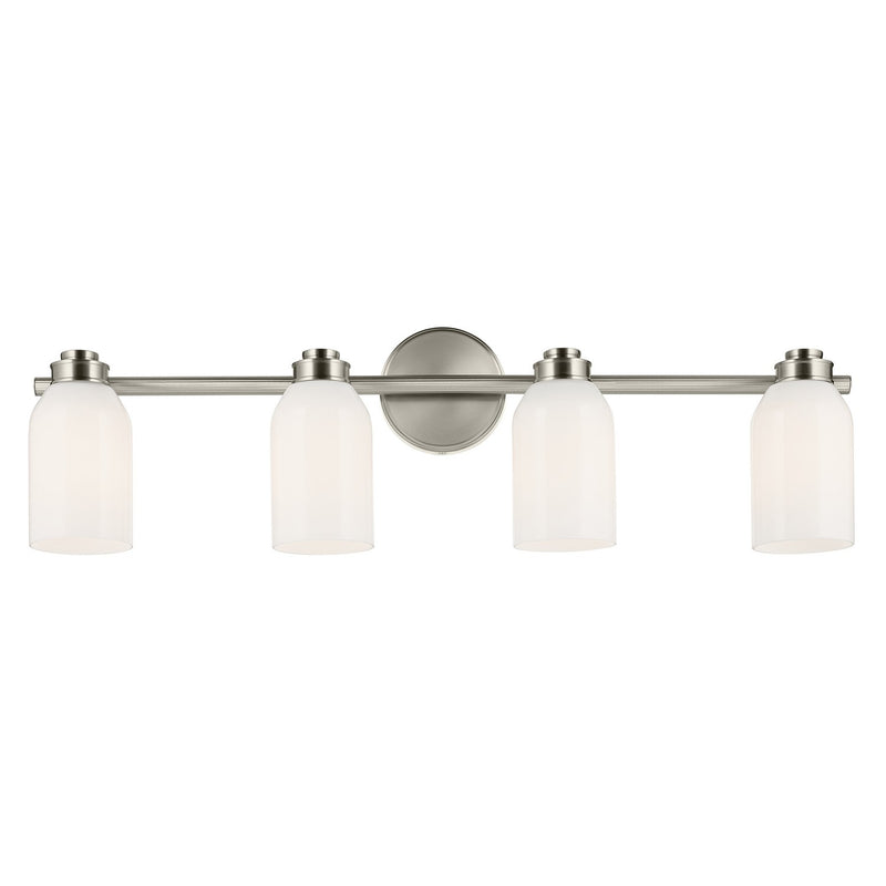 Kichler 55203NI Four Light Bath, Brushed Nickel (2)