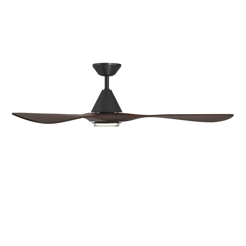 Modern Forms Fans FR-D2504-60L-MB/DW 60"Ceiling Fan, Matte Black/Dark Walnut (3)