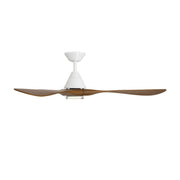 Modern Forms Fans FR-D2504-60L-MW/DK 60"Ceiling Fan, Matte White/Distressed Koa (2)