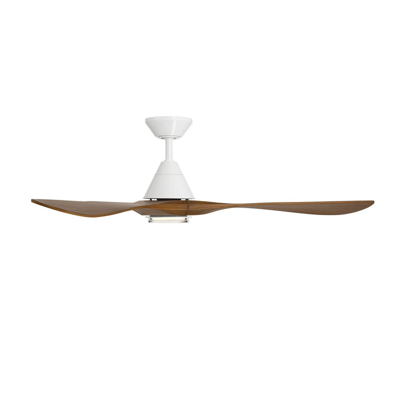 Modern Forms Fans FR-D2504-60L-MW/DK 60"Ceiling Fan, Matte White/Distressed Koa (2)