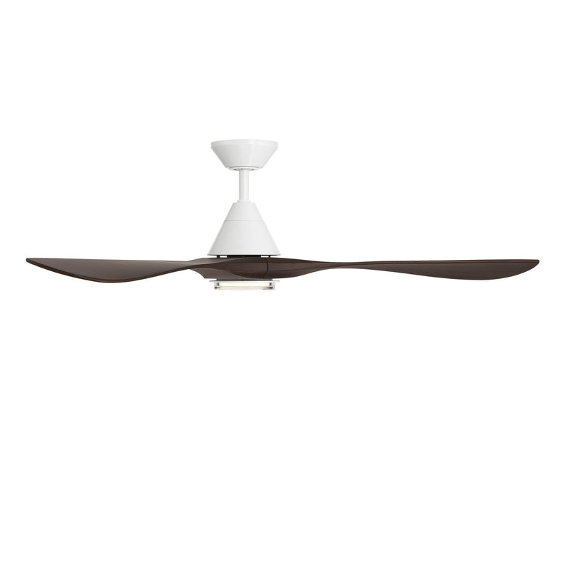 Modern Forms Fans FR-D2504-60L-MW/DW 60"Ceiling Fan, Matte White/Dark Walnut (2)
