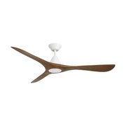 Modern Forms Fans FR-D2504-60-MW/DK 60"Ceiling Fan, Matte White/Distressed Koa (2)