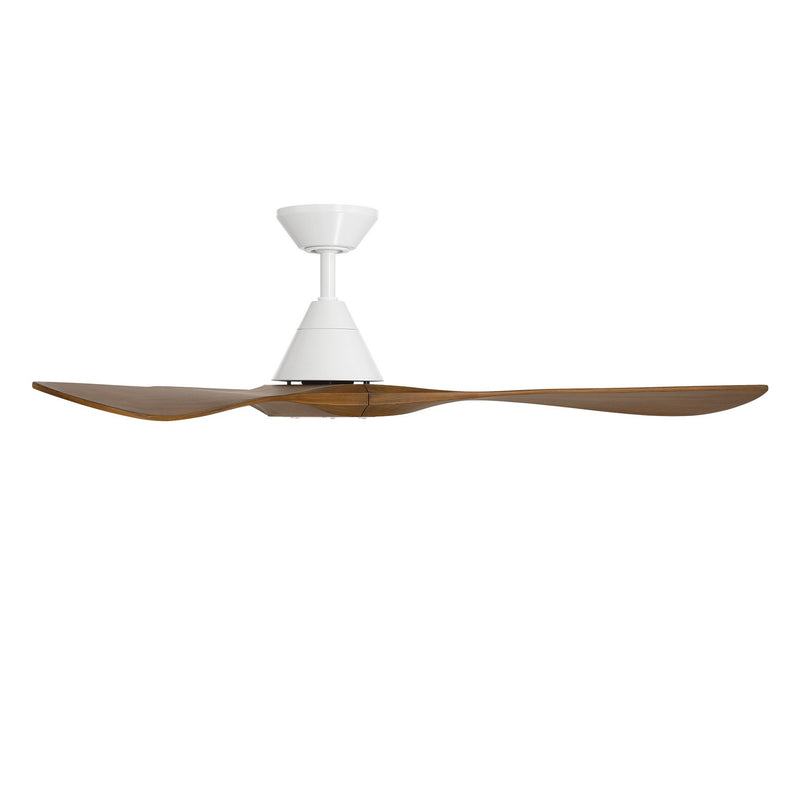 Modern Forms Fans FR-D2504-60-MW/DK 60"Ceiling Fan, Matte White/Distressed Koa (4)