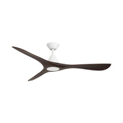 Modern Forms Fans FR-D2504-60-MW/DW 60"Ceiling Fan, Matte White/Dark Walnut (2)
