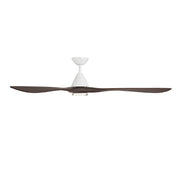 Modern Forms Fans FR-D2504-72L-MW/DW 72"Ceiling Fan, Matte White/Dark Walnut (2)