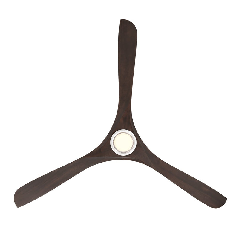 Modern Forms Fans FR-D2504-72L-MW/DW 72"Ceiling Fan, Matte White/Dark Walnut (3)