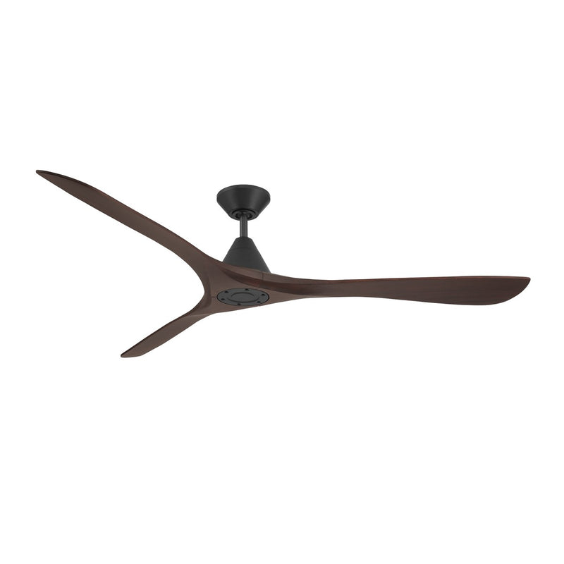 Modern Forms Fans FR-D2504-72-MB/DW 72"Ceiling Fan, Matte Black/Dark Walnut (2)