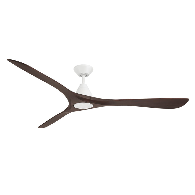Modern Forms Fans FR-D2504-72-MW/DW 72"Ceiling Fan, Matte White/Dark Walnut (2)