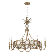 Savoy House 1-1205-8-127 Eight Light Chandelier, Noble Brass (2)