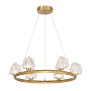 Savoy House 1-1237-6-322 LED Chandelier, Warm Brass (2)