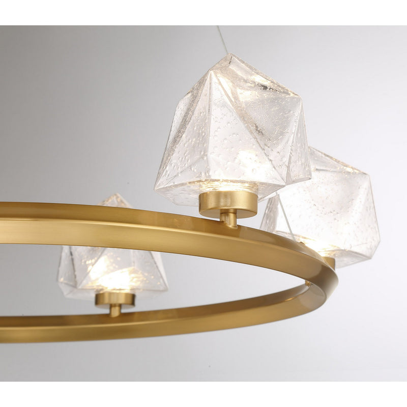 Savoy House 1-1237-6-322 LED Chandelier, Warm Brass (6)