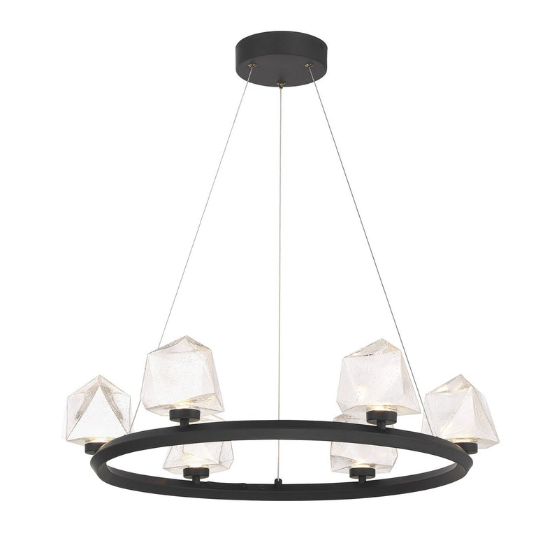 Savoy House 1-1237-6-89 LED Chandelier, Matte Black (2)