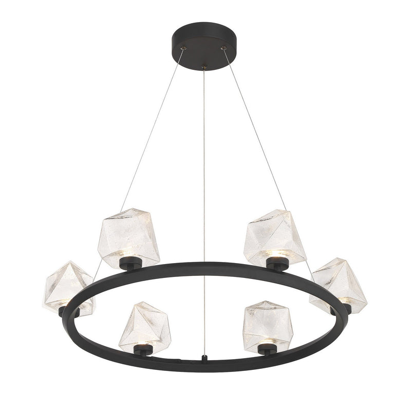 Savoy House 1-1237-6-89 LED Chandelier, Matte Black (3)