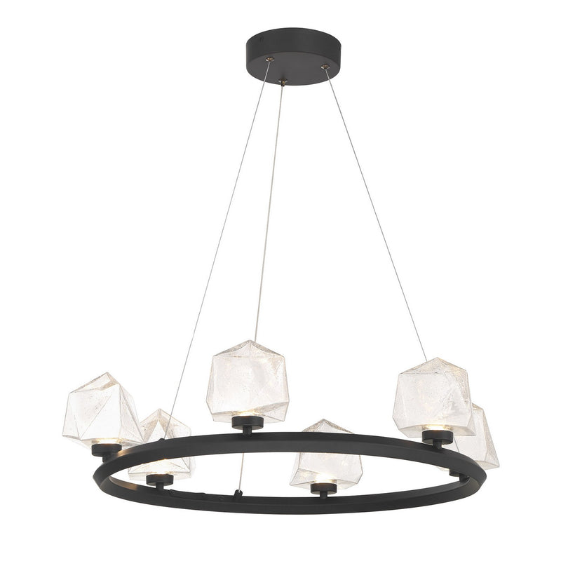 Savoy House 1-1237-6-89 LED Chandelier, Matte Black (4)