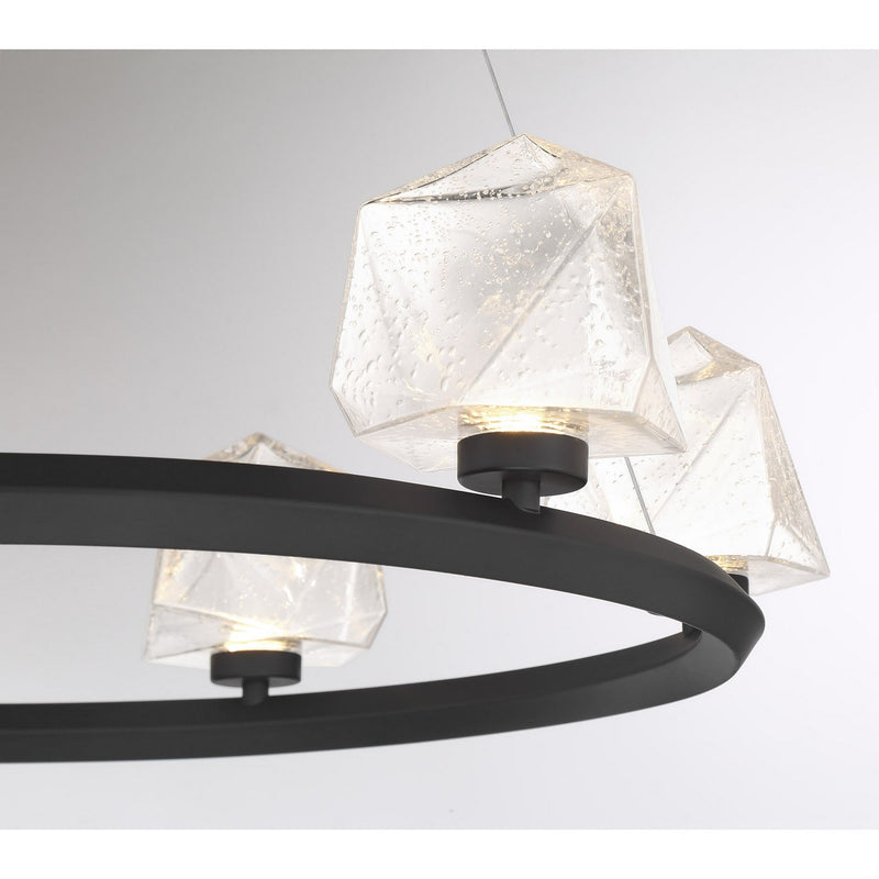 Savoy House 1-1237-6-89 LED Chandelier, Matte Black (6)