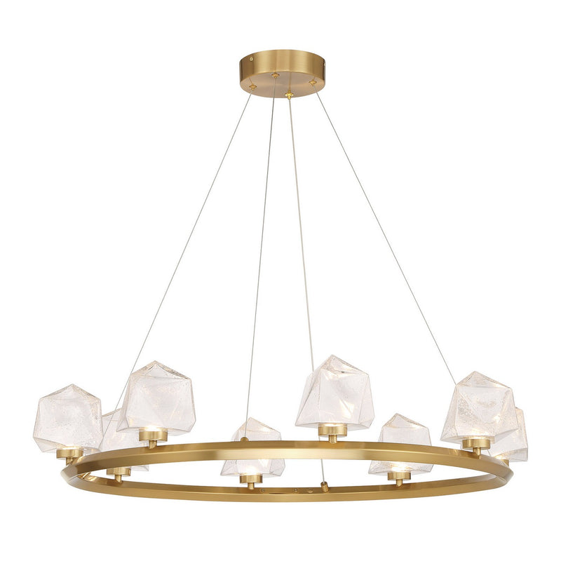 Savoy House 1-1238-8-322 LED Chandelier, Warm Brass (2)