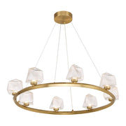 Savoy House 1-1238-8-322 LED Chandelier, Warm Brass (3)