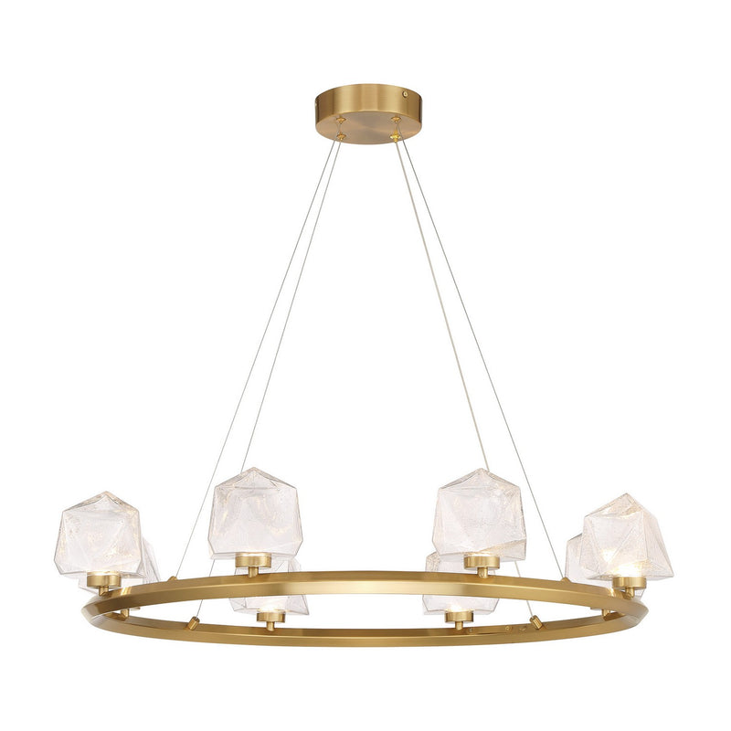 Savoy House 1-1238-8-322 LED Chandelier, Warm Brass (4)