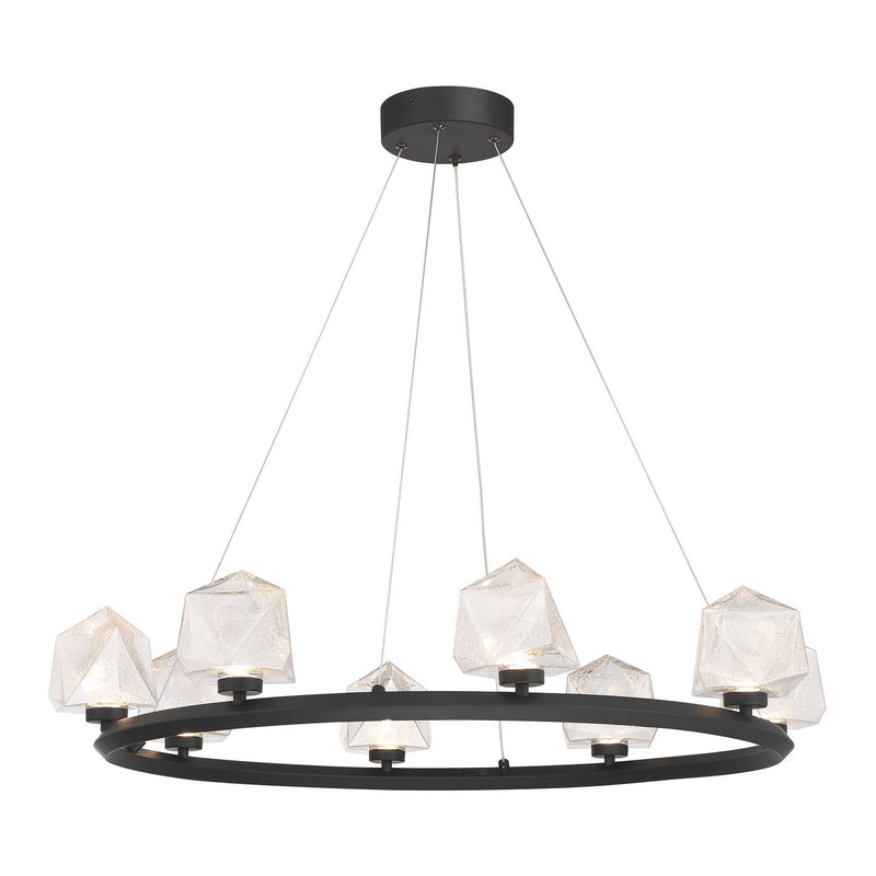 Savoy House 1-1238-8-89 LED Chandelier, Matte Black (2)