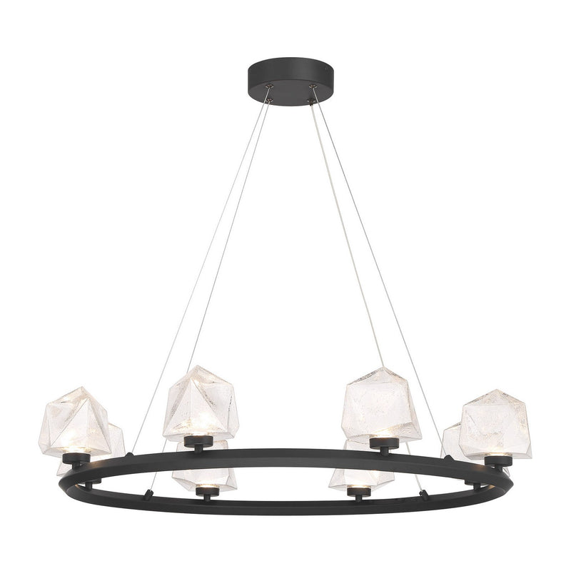 Savoy House 1-1238-8-89 LED Chandelier, Matte Black (4)