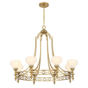 Savoy House 1-1605-8-322 Eight Light Chandelier, Warm Brass (2)