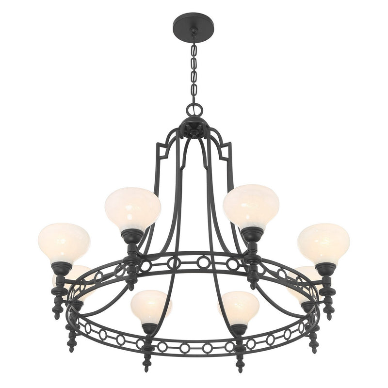 Savoy House 1-1605-8-89 Eight Light Chandelier, Matte Black (3)