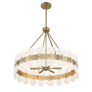 Savoy House 1-3605-6-127 Six Light Chandelier, Noble Brass (3)